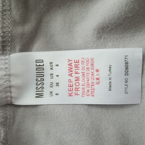 Missguided Gray Bodycon Midi Dress - Picture 7 of 8